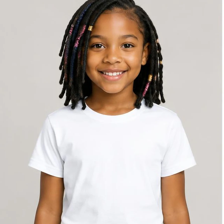 Honey Little BAE tee modeled by an age-matched girl or woman